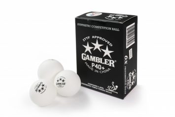 Мячи для настольного тенниса Gambler P40+ Ball 6 Pack