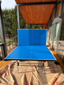 Сборка Теннисного стола Donic Outdoor Roller 800 синий в г.Руза, Московская обл.
