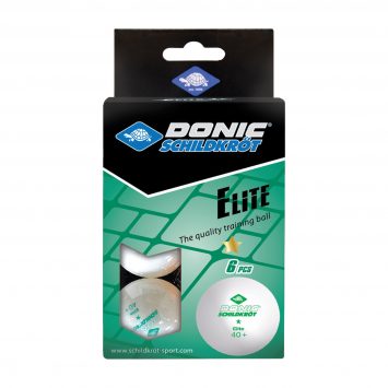 Мячи для настольного тенниса Donic ELITE 1 белые (40+)