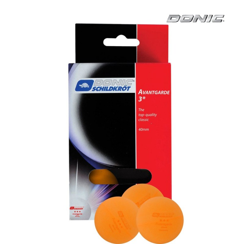 Мячи для настольного тенниса Donic Avantgarde 3 желтые