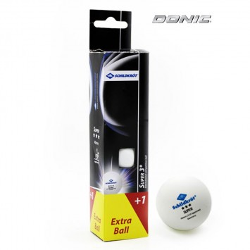 Мячи для настольного тенниса Donic Super 3 белые (4шт)