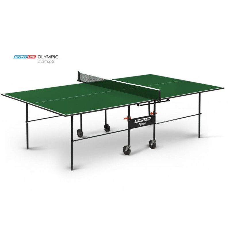 Теннисный стол Start Line Olympic зелёный с сеткой